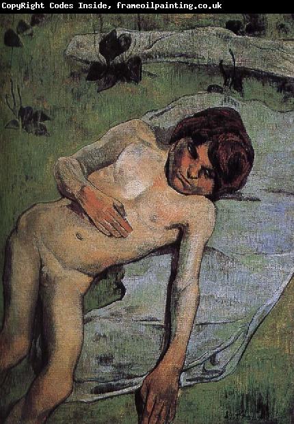 Paul Gauguin Brittany nude juvenile